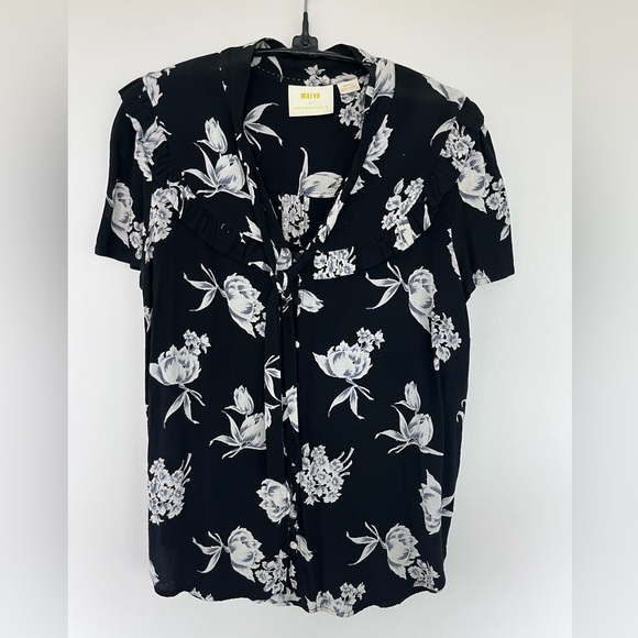 Anthropologie Floral Blouse - Picture 3 of 5